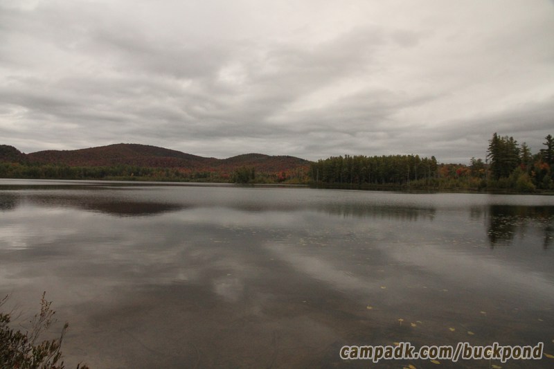 Campsite Photo of Site 7 at Buck Pond Campground, New York - View from Shoreline