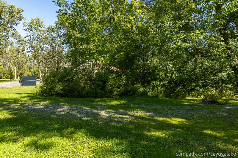Campsite Photo of Site 712 at Cayuga Lake State Park, New York - Cross Site View