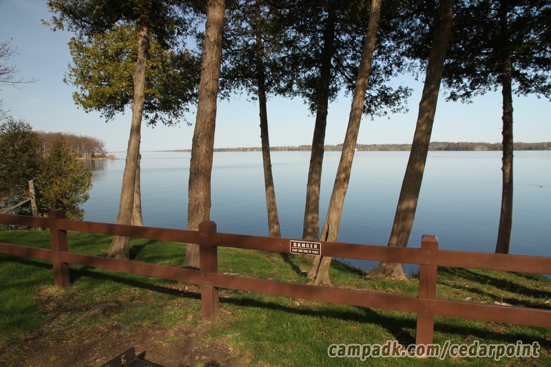 Campsite Photo of Site 4 at Cedar Point State Park, New York - Shoreline and View
