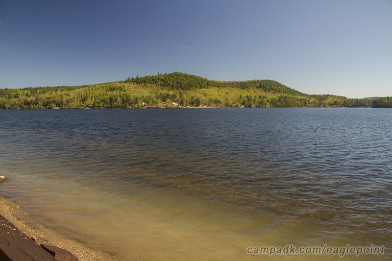 Campsite Photo of Site 7 at Eagle Point Campground, New York - View from Shoreline