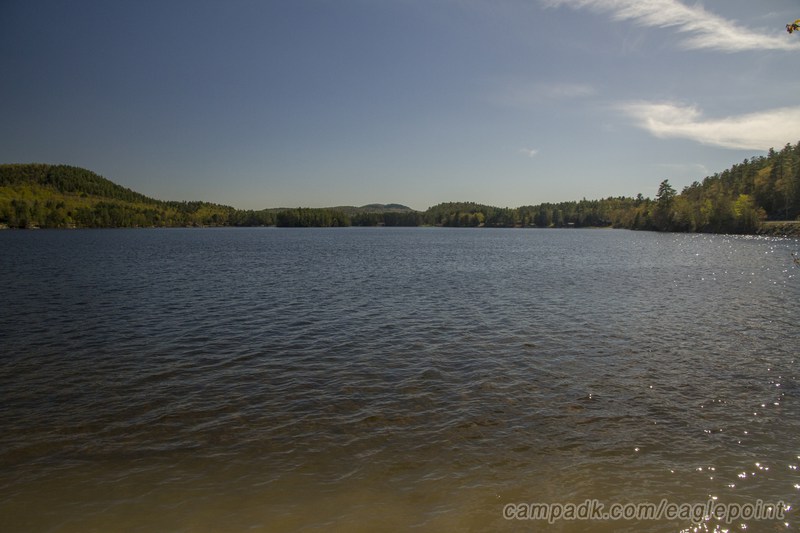 Campsite Photo of Site 7 at Eagle Point Campground, New York - View from Shoreline