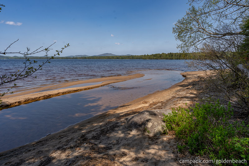 Campsite Photo of Site 100 at Golden Beach Campground, New York - Shoreline