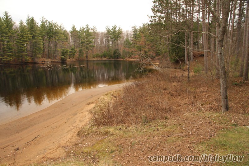 Campsite Photo of Site 94 at Higley Flow State Park, New York - Shoreline and View