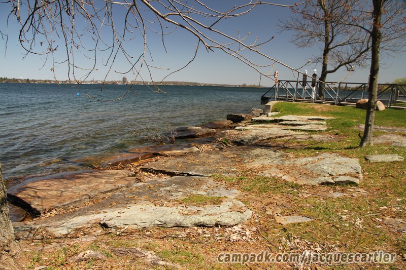 Campsite Photo of Site 45 at Jacques Cartier State Park, New York - Shoreline