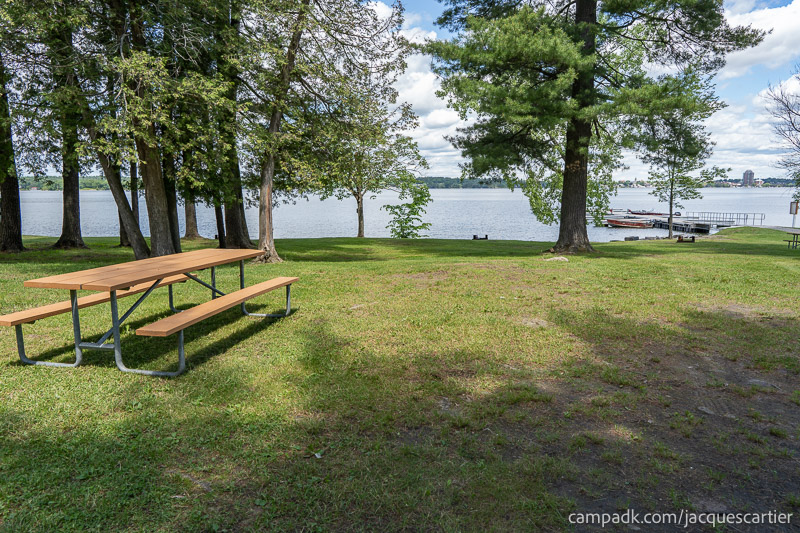 Campsite Photo of Site 45 at Jacques Cartier State Park, New York - Looking at Site from Part Way In