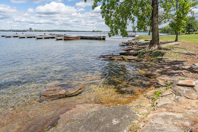 Campsite Photo of Site 45 at Jacques Cartier State Park, New York - Shoreline