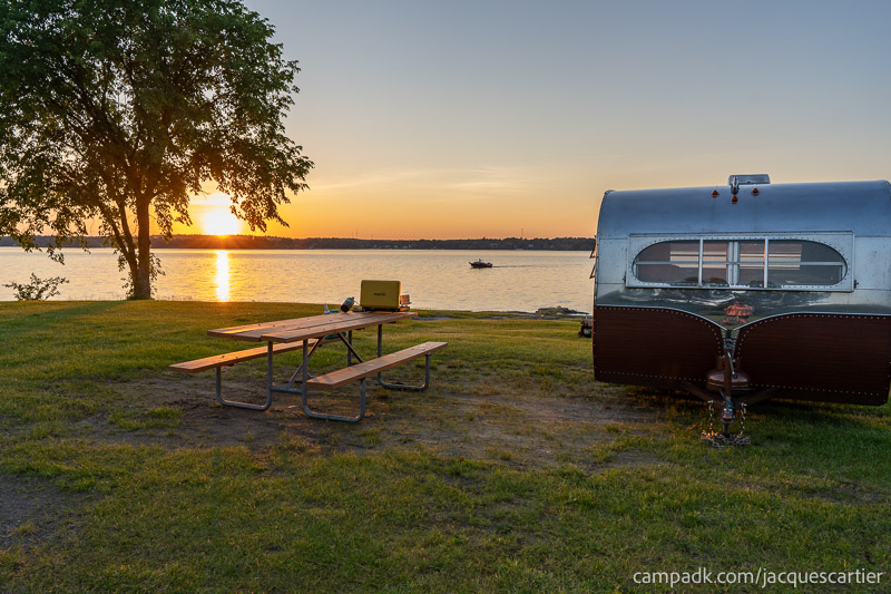 Campsite Photo of Site 111 at Jacques Cartier State Park, New York - Looking at Site from Part Way In
