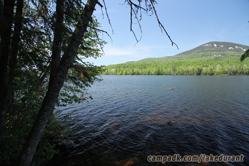 Campsite Photo of Site 42 at Lake Durant Campground, New York - View from Shoreline