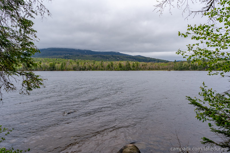 Campsite Photo of Site 42 at Lake Durant Campground, New York - View from Shoreline