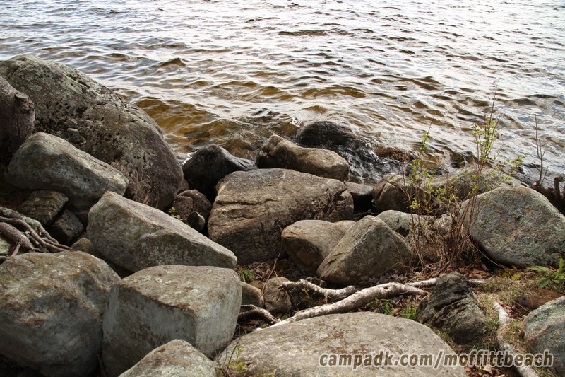 Campsite Photo of Site 118 at Moffitt Beach Campground, New York - Shoreline