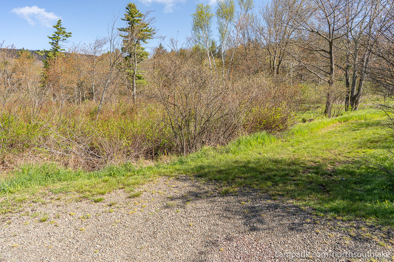 Campsite Photo of Site 150 at North South Lake Campground, New York - Cross Site View