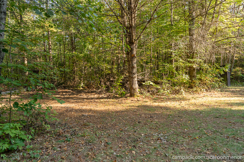 Campsite Photo of Site C7 at Scaroon Manor Campground, New York - Looking at Site from Part Way In