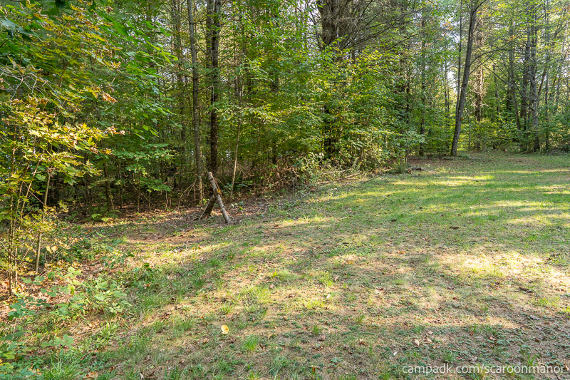 Campsite Photo of Site C8 at Scaroon Manor Campground, New York - Looking at Site from Part Way In
