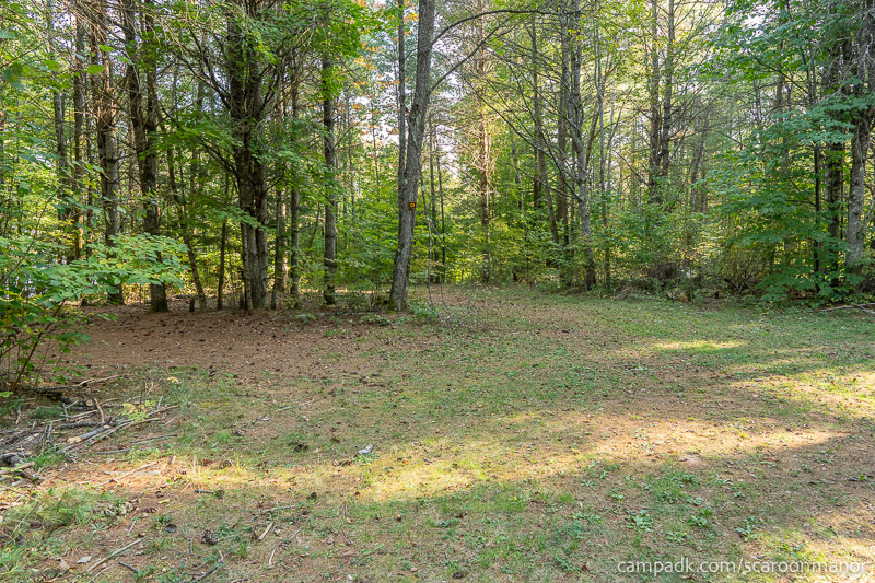 Campsite Photo of Site C9 at Scaroon Manor Campground, New York - Looking at Site from Part Way In