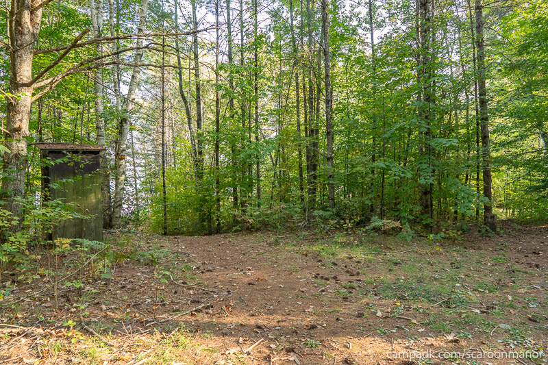 Campsite Photo of Site C10 at Scaroon Manor Campground, New York - Looking at Site from Part Way In